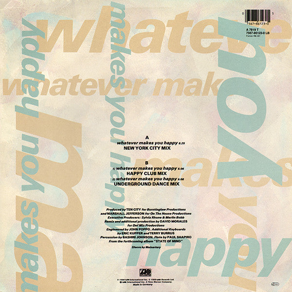 Ten City : Whatever Makes You Happy (12")