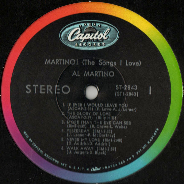 Al Martino : This Is Al Martino (LP, Album)