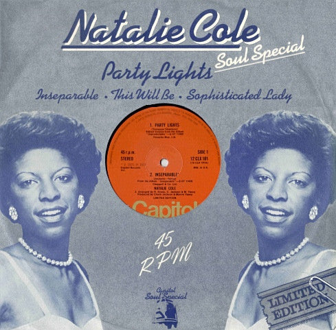 Natalie Cole : Party Lights (12", Ltd)