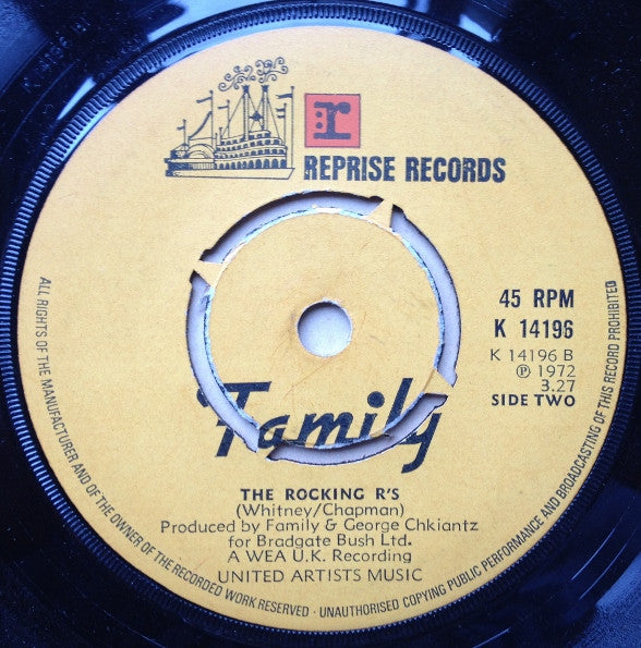 Family (6) : Burlesque  (7", Single, Pus)