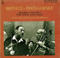 Johannes Brahms / Jascha Heifetz, Gregor Piatigorsky, Alfred Wallenstein, RCA Victor Symphony Orchestra : Concerto For Violin And Cello (LP, Mono)
