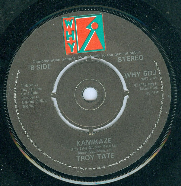 Troy Tate : Lifeline (Hold On To That) (7", Promo)