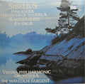 Jean Sibelius - Wiener Philharmoniker Conducted By Sir Malcolm Sargent : Finlandia / The Swan Of Tuonela / Karelia Suite / En Saga (LP, RE)