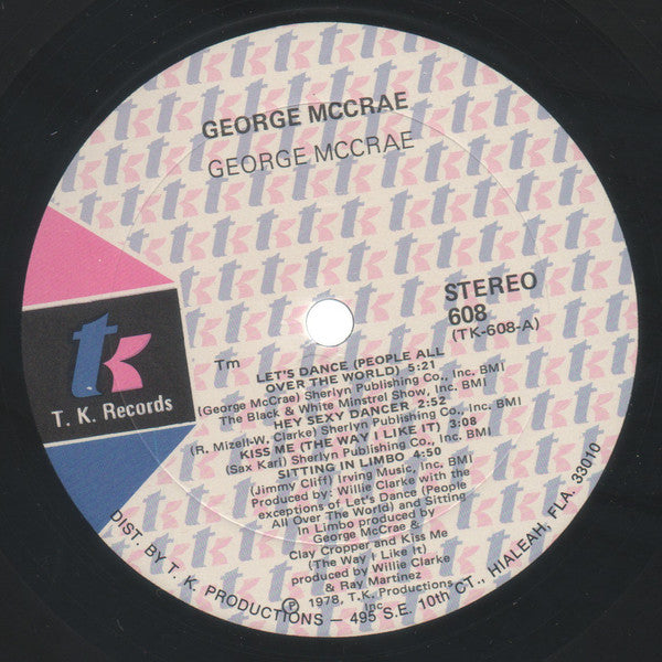 George McCrae : George McCrae (LP, Album)