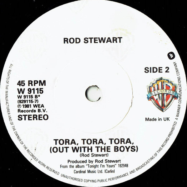 Rod Stewart : Trouble (7")
