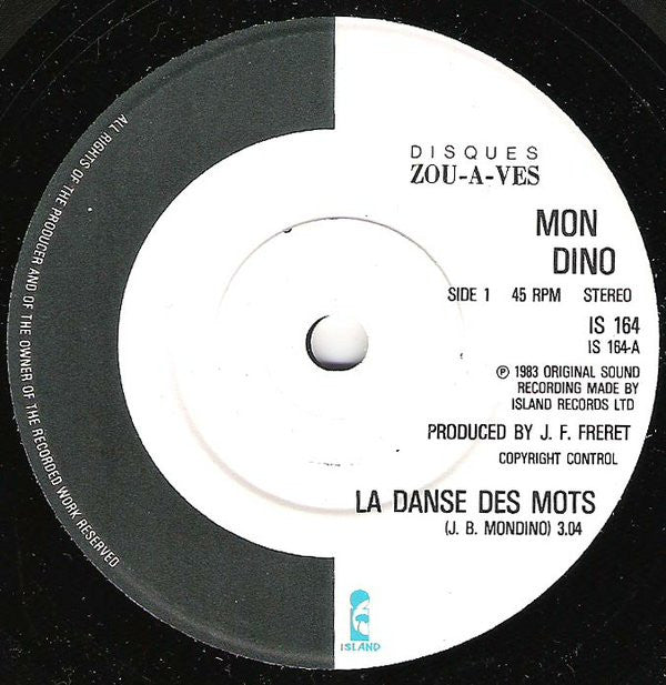 Jean-Baptiste Mondino : La Danse Des Mots (7")