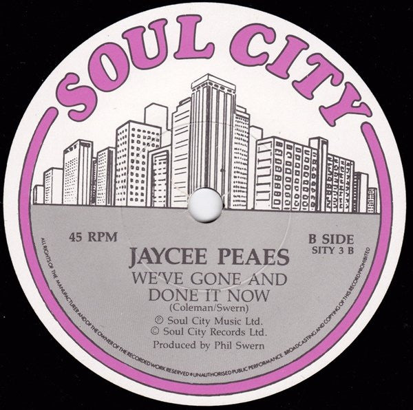 R & J Stone / Jaycee Peaes : We Do It / We've Gone And Done It Now (7", Single)