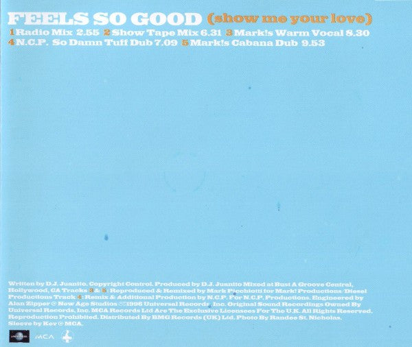 DJ Juanito Presents Lina Santiago : Feels So Good (Show Me Your Love) (CD, Single)