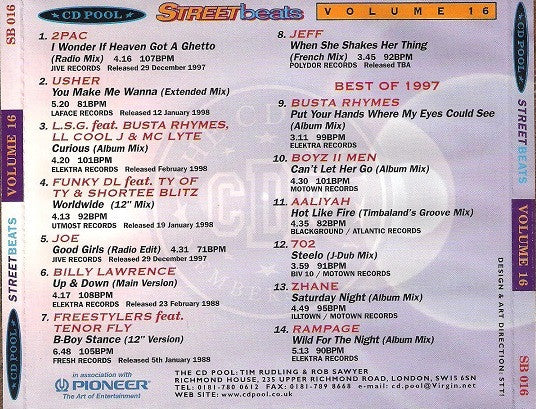 Various : Street Beats Volume 16 (CD, Comp, Promo)