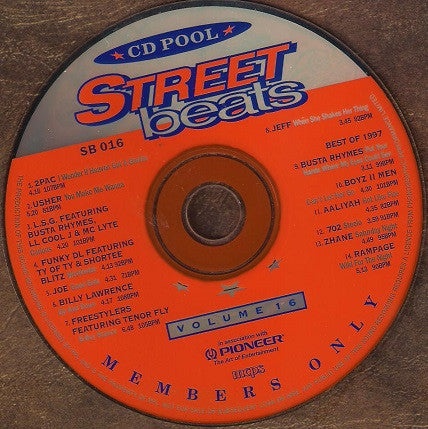 Various : Street Beats Volume 16 (CD, Comp, Promo)