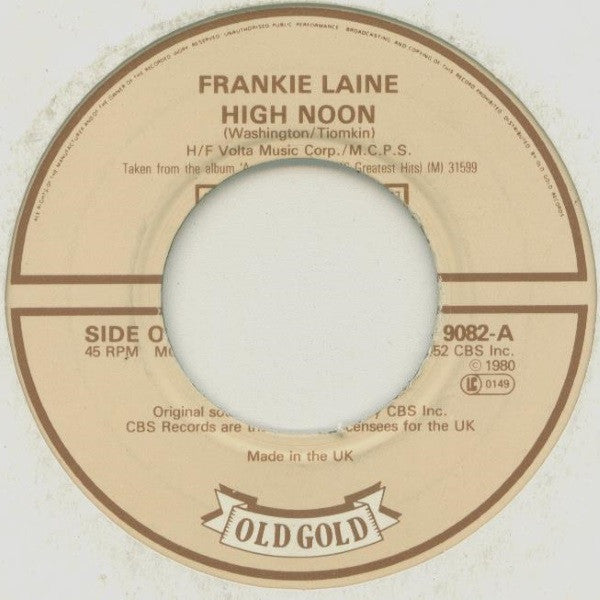 Frankie Laine : High Noon (7")