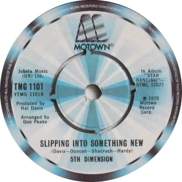 The Fifth Dimension : You Are The Reason (I Feel Like Dancing) (7", Single)