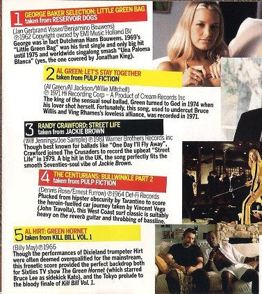 Various : The Best Music From The Films Of Tarantino. (CD, Comp)