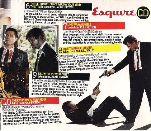 Various : The Best Music From The Films Of Tarantino. (CD, Comp)