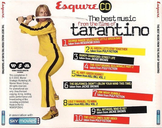 Various : The Best Music From The Films Of Tarantino. (CD, Comp)