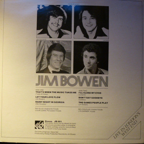 Jim Bowen : Live In London's West End (LP, Album)
