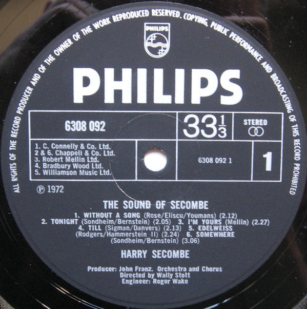 Harry Secombe : The Sound Of Secombe (LP)