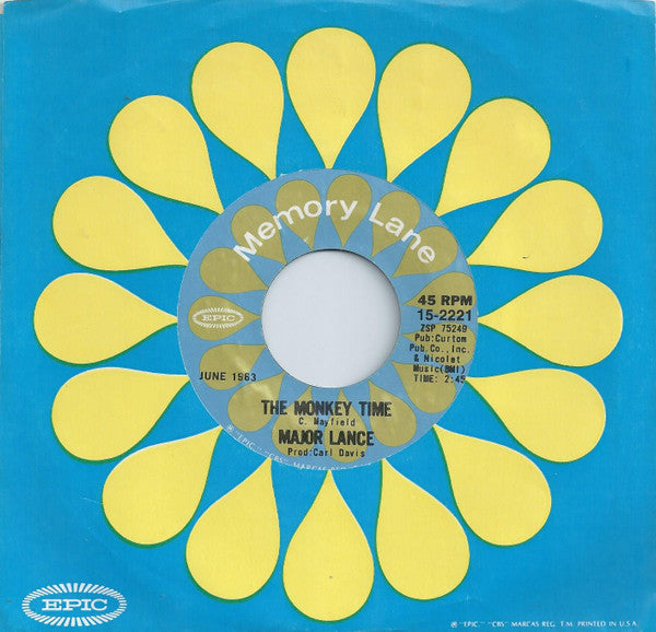 Major Lance : Um, Um, Um, Um, Um, Um / The Monkey Time (7", Single, RE)