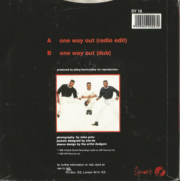 Reid : One Way Out (7", Single)