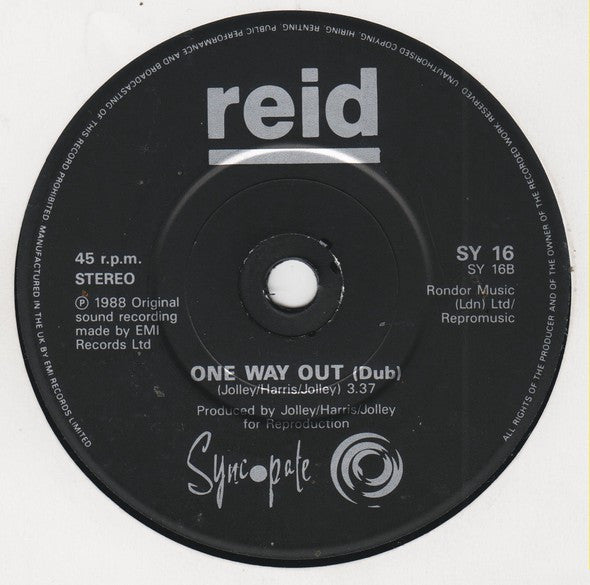 Reid : One Way Out (7", Single)