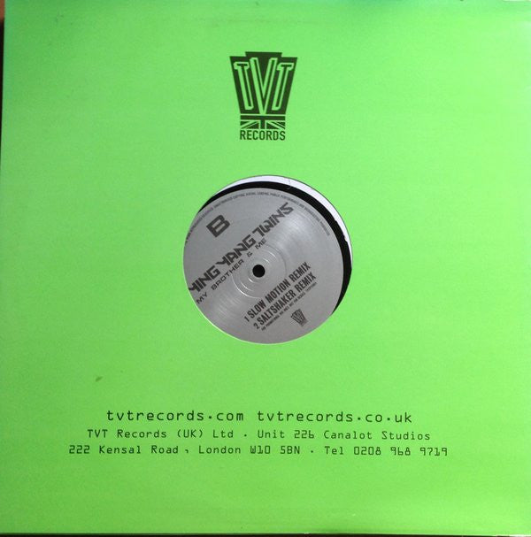 Ying Yang Twins : My Brother & Me (12", Promo, Smplr)