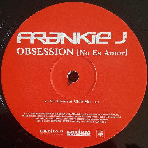 Frankie J. (3) : Obsession (No Es Amor) (12", Promo)