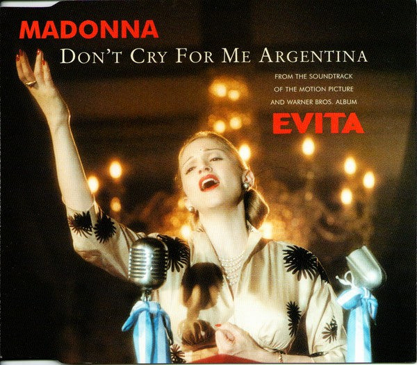Madonna : Don't Cry For Me Argentina (CD, Single, CD1)