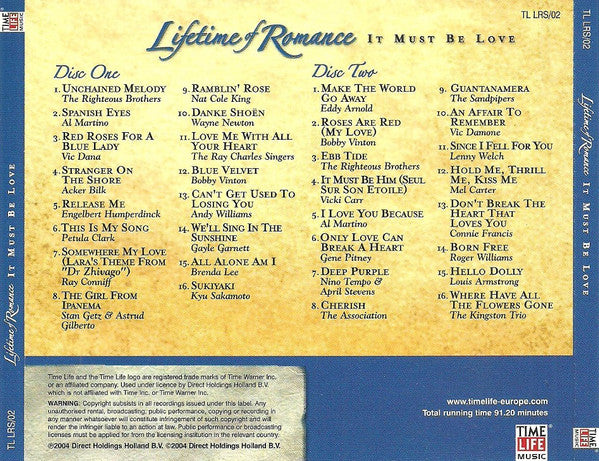 Various : Lifetime Of Romance - It Must Be Love (2xCD, Comp)