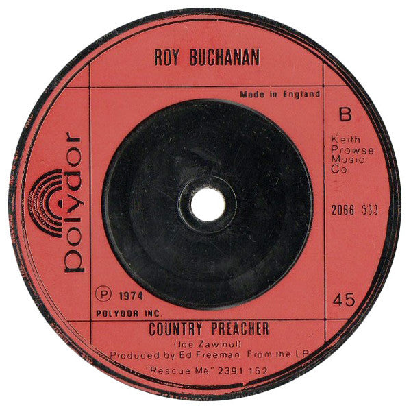 Roy Buchanan : Rescue Me (7")