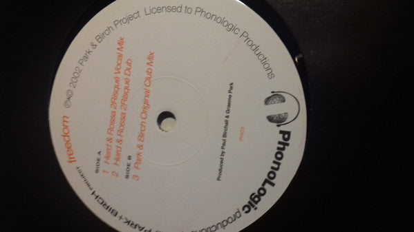 Park & Birch : Freedom (12", Promo)
