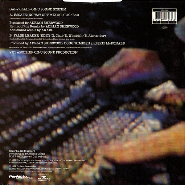 Gary Clail & On-U Sound System : Escape (Remix Of The Remix By Adrian Sherwood) (12", Single)