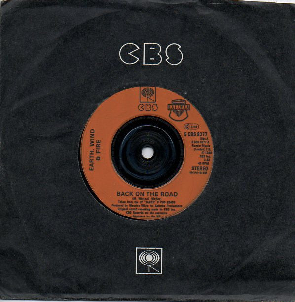 Earth, Wind & Fire : Back On The Road (7", Single, Mou)