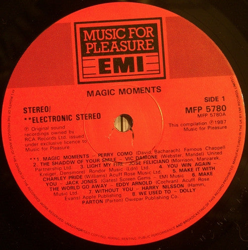Various : Magic Moments (LP, Comp)