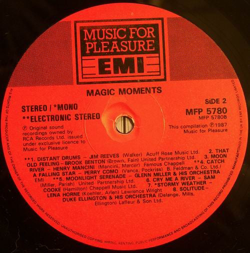 Various : Magic Moments (LP, Comp)