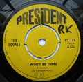 The Equals : I Won't Be There / Fire (7", Single)