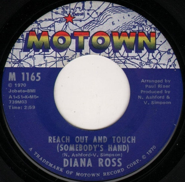 Diana Ross : Reach Out And Touch (Somebody's Hand) (7", Single, ARP)