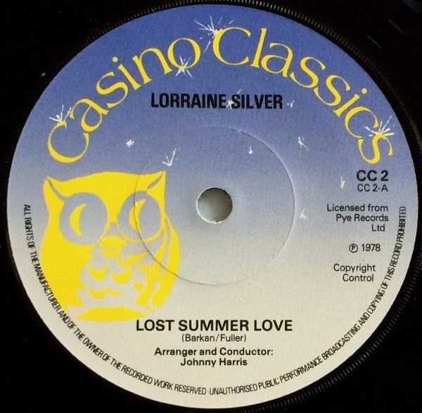 Lorraine Silver : Lost Summer Love (7", Single, RE, Sol)