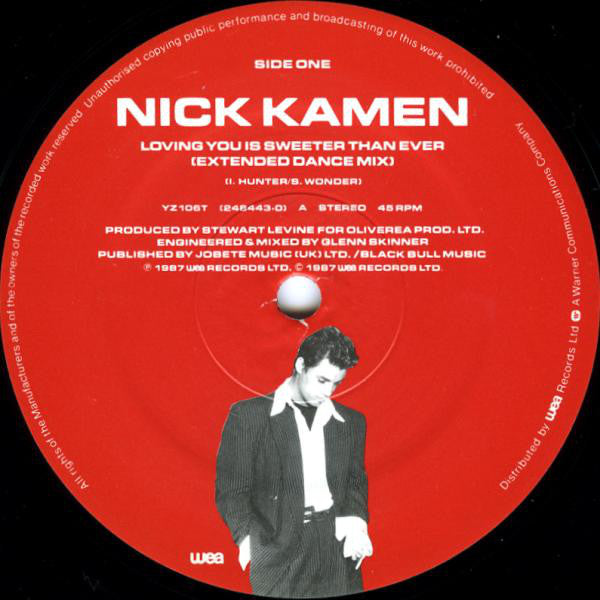 Nick Kamen : Loving You Is Sweeter Than Ever (12")