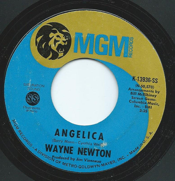 Wayne Newton : Angelica (7", Single)