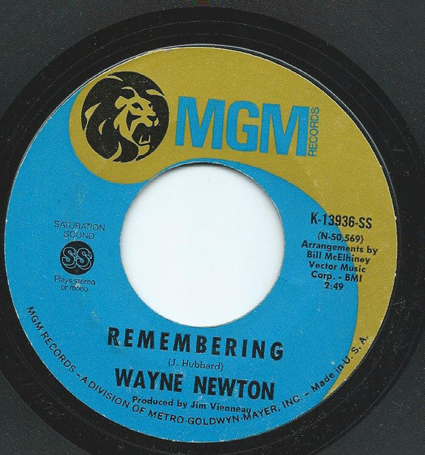 Wayne Newton : Angelica (7", Single)