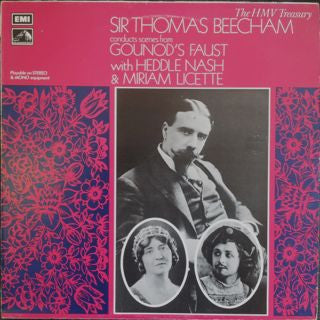 Sir Thomas Beecham, Charles Gounod, Heddle Nash, Miriam Licette : Scenes From Gounod's 'Faust' (LP, Mono)