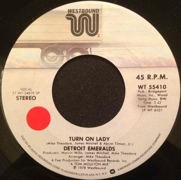 Detroit Emeralds : Turn On Lady (7", SP)