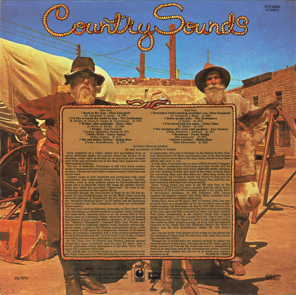Various : Country Sounds (LP, Album, Comp)