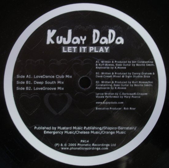 Kujay Dada : Let It Play (12")