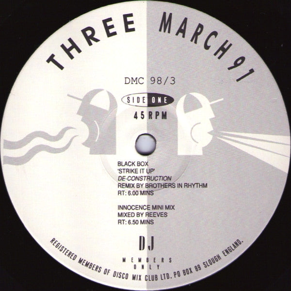 Various : March • 91 (Three) (12", P/Mixed)