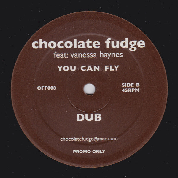 Chocolate Fudge Feat. Vanessa Haynes : You Can Fly (12", Ltd, Promo)