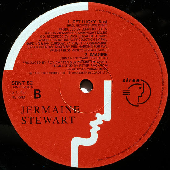 Jermaine Stewart : Get Lucky (12", Single)