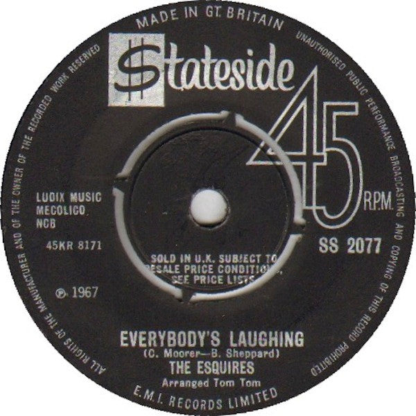 The Esquires : And Get Away (7", Single)