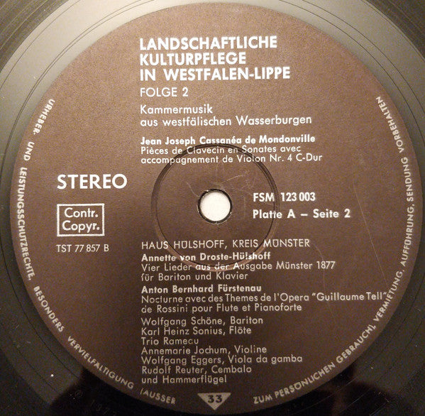 Various : Musik Auf Historischen Instrumenten (Folge 2) (2xLP)