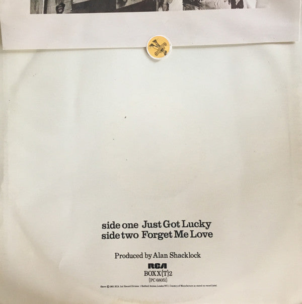 JoBoxers : Just Got Lucky (12", Env)